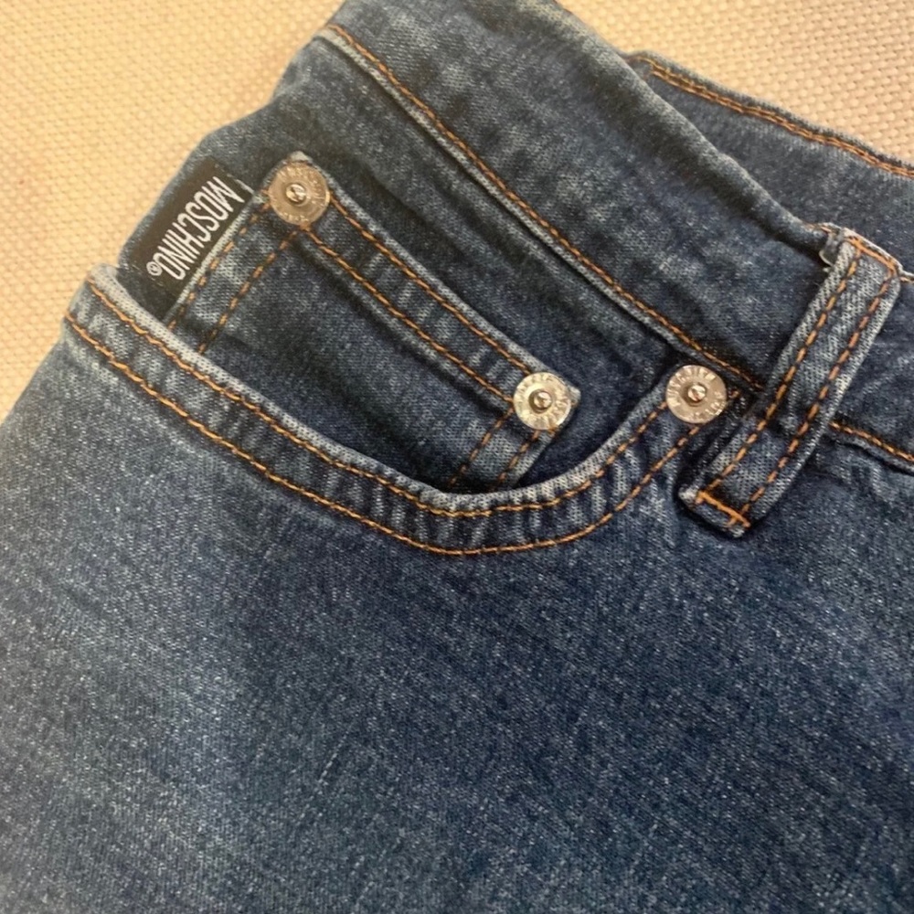 Authentic MOSCHINO Jean shorts RARE - Picture 2 of 5